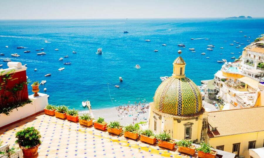 Castellammare or Sorrento: Positano and Amalfi Mini Cruise - Amalfi: cathedral, cafés, and local shopping