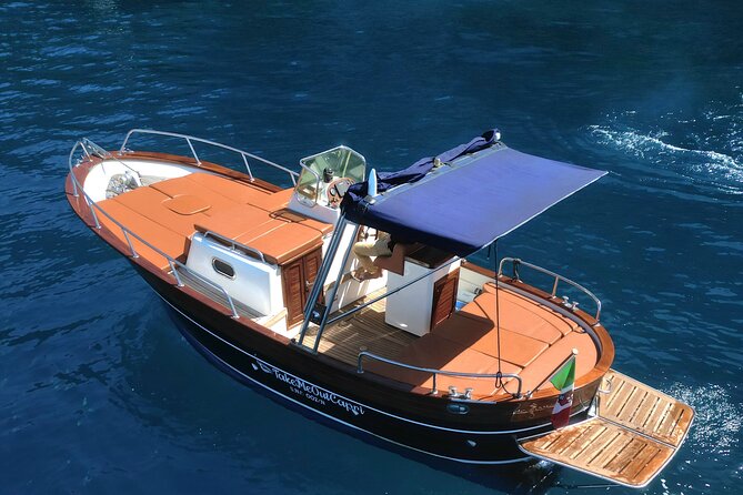 complete tour of the island of Capri by private boat - Green Grotto and its emerald-colored water