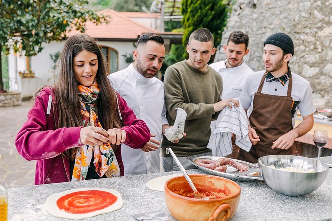 Cooking class Amalfi Coast by Marco and Tano - Making Pasta and Pizza With Marco and Tano