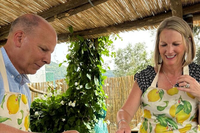 Cooking class in Sorrento - The meal, wine, coffee, and limoncello