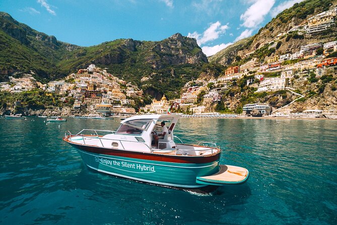 Day Trip to Amalfi Coast and Ieranto Bay in a Hybrid Eco Boat - Why seeing the Amalfi Coast from the water makes sense