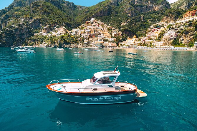 Day Trip to Amalfi Coast and Ieranto Bay in a Hybrid Eco Boat - Ieranto Bay and the natural waterfall