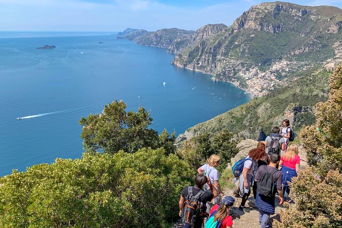 Discover "Path of theGods" private hiking tour from Amalfi Positano Sorrento - Walking high above the sea