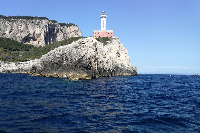 Discovery Capri Island by Boat from Capri - Marina Piccola and the celebrity yacht bay