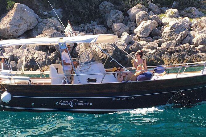 Exclusive Boat Tour to Capri with Swim Stop and Aperitif - Stopping Outside the Blue Grotto
