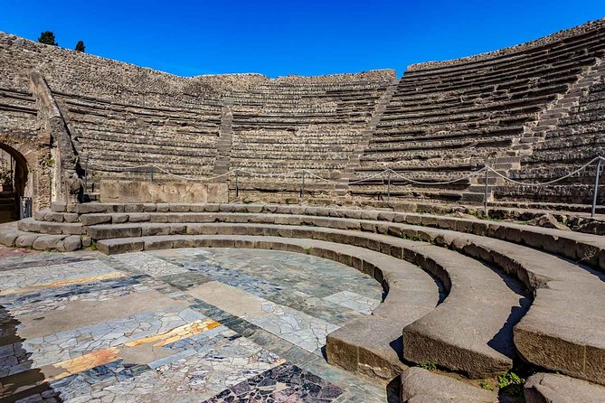 Exclusive Pompeii with Wine and Lunch on Vesuvius-Skip-the-line - Theater views and the human cost of the eruption