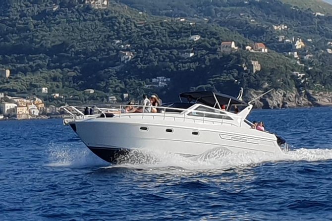 Excursion to Capri by shared boat departure from Sorrento - Sorrento’s southern shore and the ruins of Villa Pollio Felice