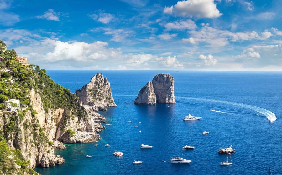 From Amalfi: Capri Island Boat Tour with Snorkeling & Drinks - Three free hours on Capri