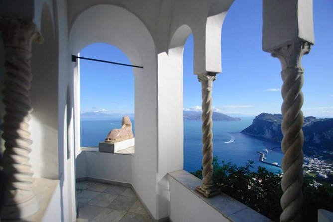 From Amalfi Coast: Capri & Anacapri guided tour by sea & by land - The fast ferry and the first view of Capri
