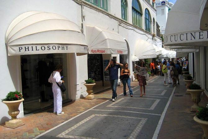 From Amalfi Coast: Capri & Anacapri guided tour by sea & by land - Seeing Capri from the water in 50 minutes