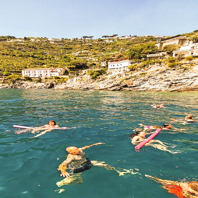 From Amalfi: Coast & Furore Fjord Boat Tour with Swim Break - Minori and Maiori along the eastern coast