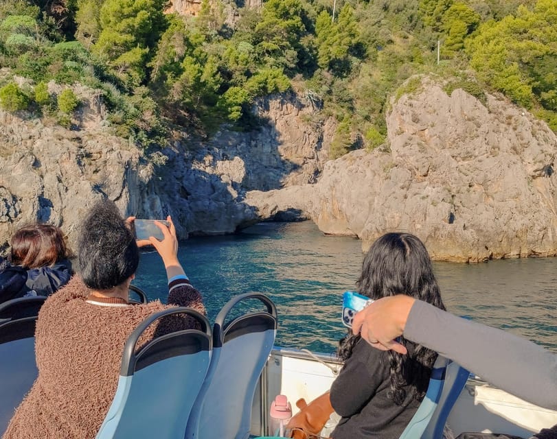From Amalfi: Coast & Furore Fjord Boat Tour with Swim Break - Booking and practical details