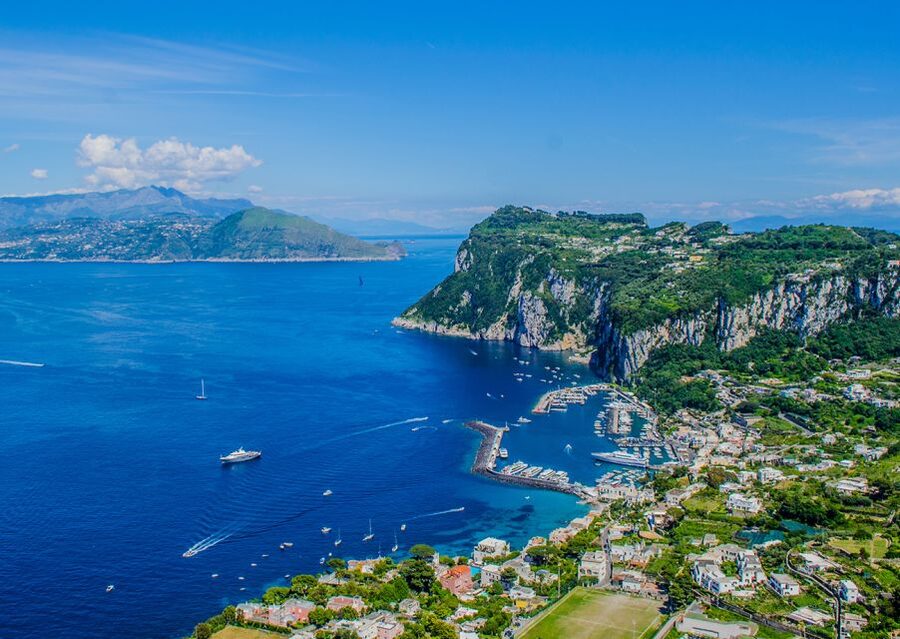From Amalfi: Day Trip to Capri Private Boat Tour with Drinks - The faraglioni, Marina Piccola, and Casa Malaparte