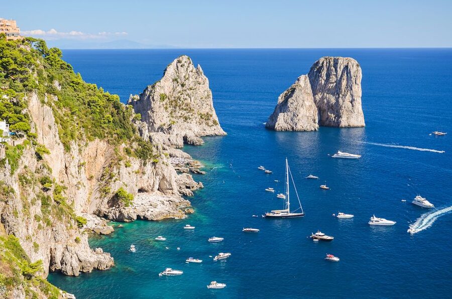 From Amalfi: Day Trip to Capri Private Boat Tour with Drinks - From Amalfi to Li Galli and Nerano