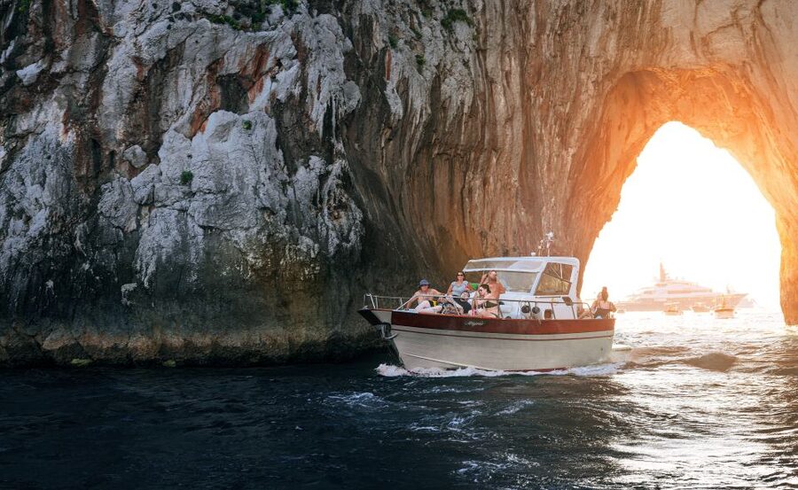 From Amalfi: Small Group Boat Excursion to Capri Island - Marciano Bay and the Sorrentine Peninsula