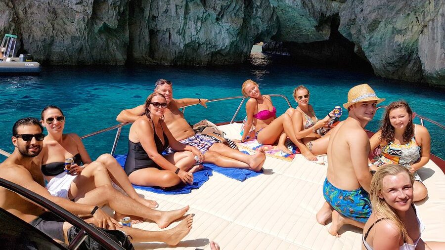 From Amalfi: Small Group Boat Excursion to Capri Island - Capri’s Grottoes Seen From the Boat