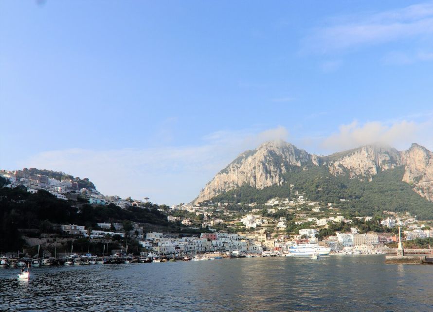 From Capri: Blue Grotto, Capri and Anacapri Guided Tour - Gardens of Augustus and the bay below