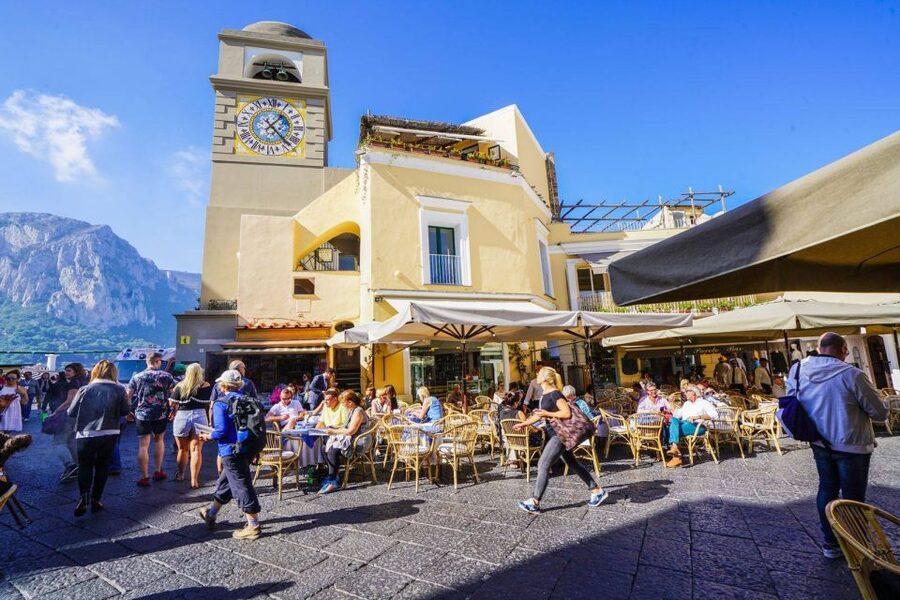 From Capri: Capri Walking Tour - Capri Main Square and Augustus Gardens