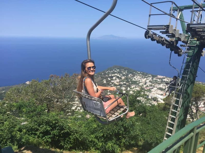 From Capri: Highlights Tour with Chairlift Ticket - Starting at Marina Grande with a useful island plan