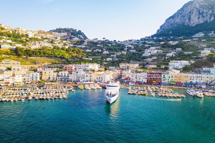 From Naples: Capri Land and Sea Small Group Tour - The optional chairlift to Monte Solaro