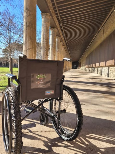 From Naples: Pompeii Wheelchair-accessible with a Guide - A route designed around ramps and paved paths