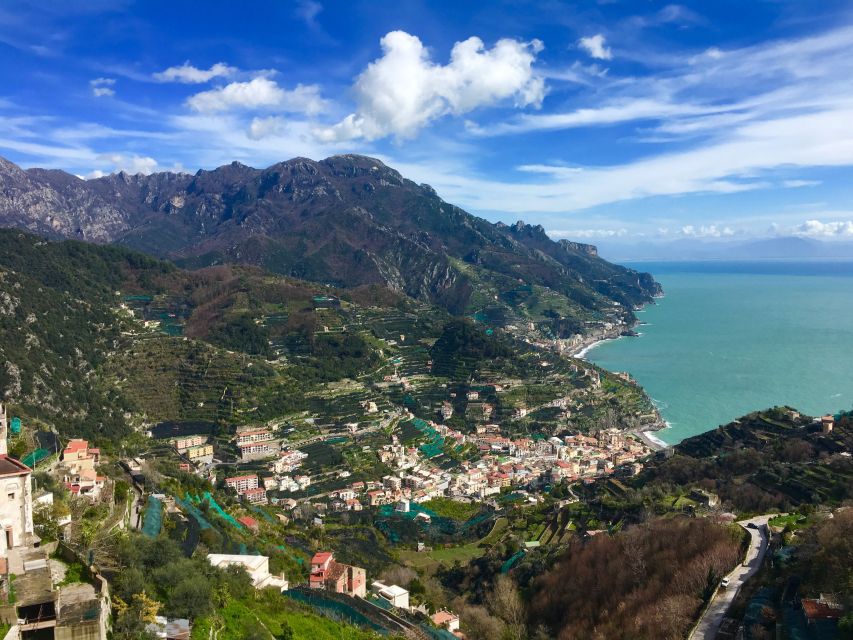 From Naples: Private Tour to Positano, Amalfi, and Ravello - Ravello above the coast