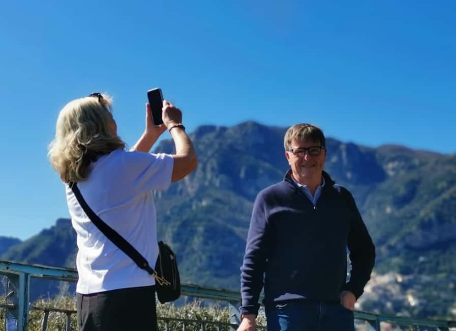 From Naples/Salerno: Group Tour to Positano, Amalfi, Ravello - Ravello: quieter streets and grand views