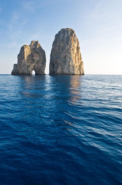 From Pompei: Capri shared tour - A 55-minute ferry ride along the Sorrento coast