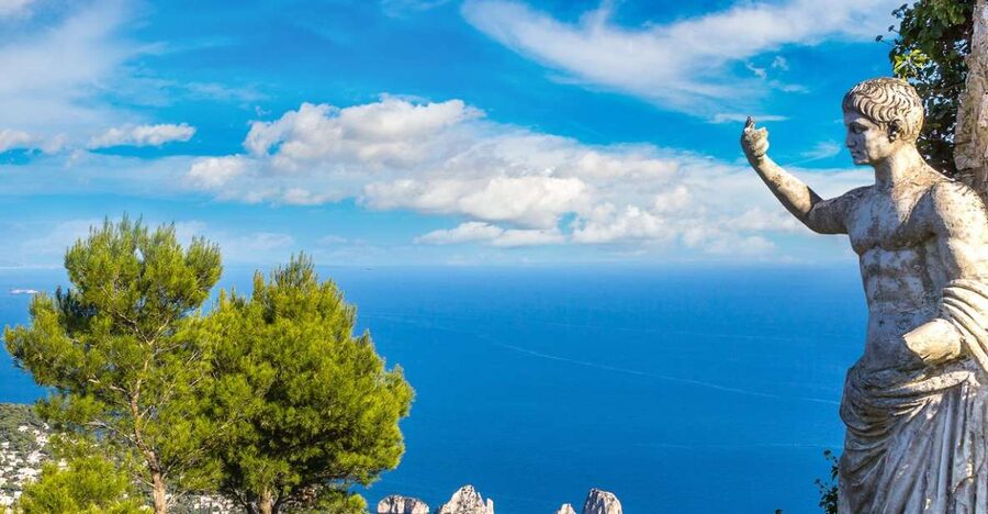 From Pompei: Capri shared tour - What the schedule feels like over 10 hours