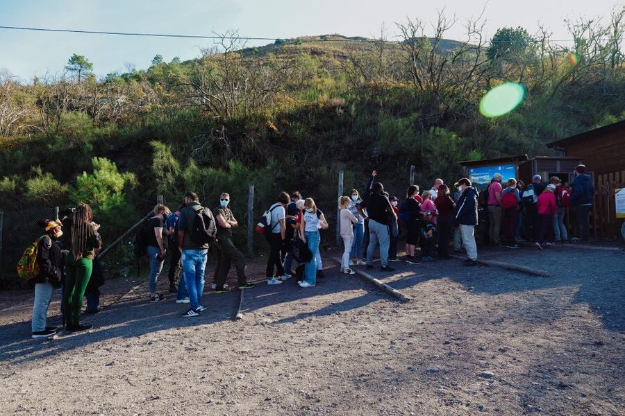 From Pompeii: Mount Vesuvius Guided Tour with Transfer - The 20 to 30 minute climb is short, steep, and dusty
