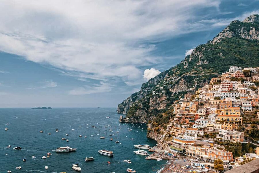 From Positano: Amalfi Coast Boat Tour with Swimming Stop - Meeting at Spiaggia Grande in Positano