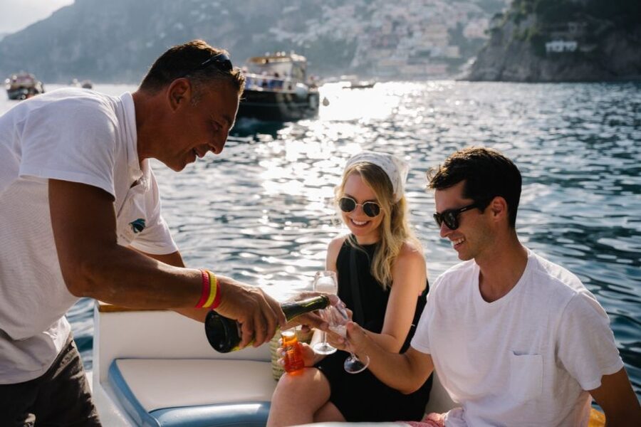 From Positano: Amalfi Coast Sunset Cruise - Group Tour - The Fiordo di Furore stop