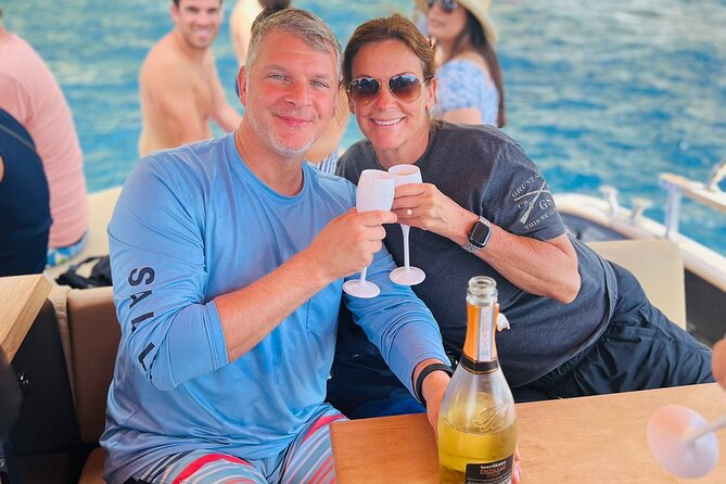 From Positano : Elite Capri Boat Day Free Bar, Brunch & City Walk - Punta Carena lighthouse and the Green Grotto