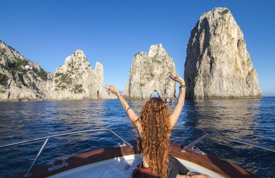 From Positano: Full-Day Boat Trip to Capri - Three to five hours on Capri