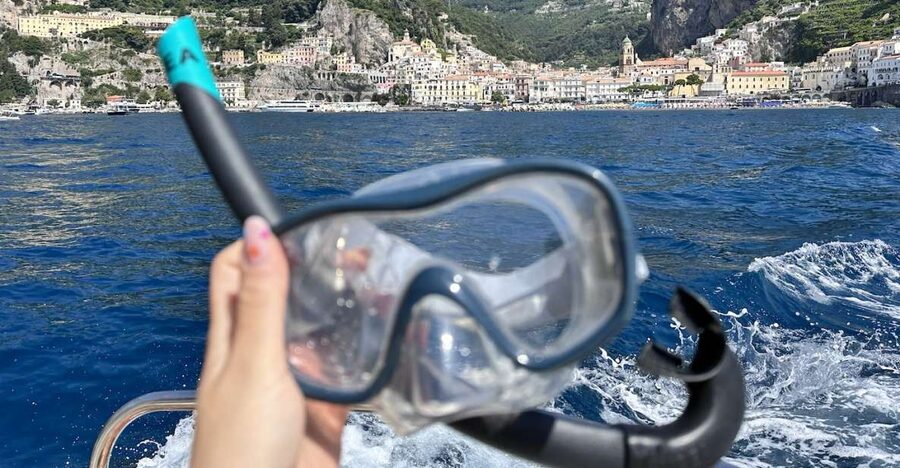 From Positano: Half-Day Amalfi Coast Boat Tour & Snorkeling - Leaving Positano from Spiaggia Grande