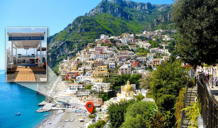 From Positano: Half-Day Amalfi Coast Boat Tour & Snorkeling - Fiordo di Furore from the water