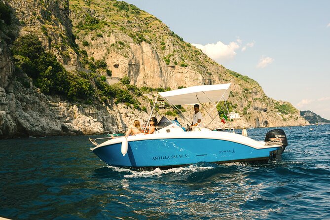 From Positano or Praiano: 2H Private Amalfi Coast speed tour - Praiano’s small caves and swimming pause