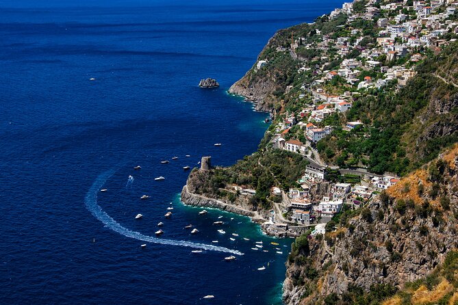 From Positano or Praiano: 2H Private Amalfi Coast speed tour - Positano from the sea