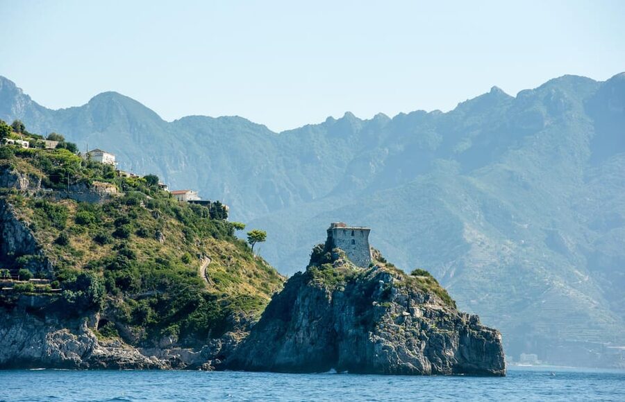From Positano/Praiano: Amalfi Coast Speedboat Tour - Fiordo di Furore and the coast near Conca dei Marini