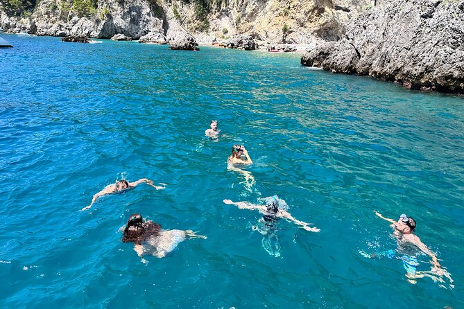From Positano/Praiano: Private Amalfi Coast Half-Day Tour - What the boat day feels like on board
