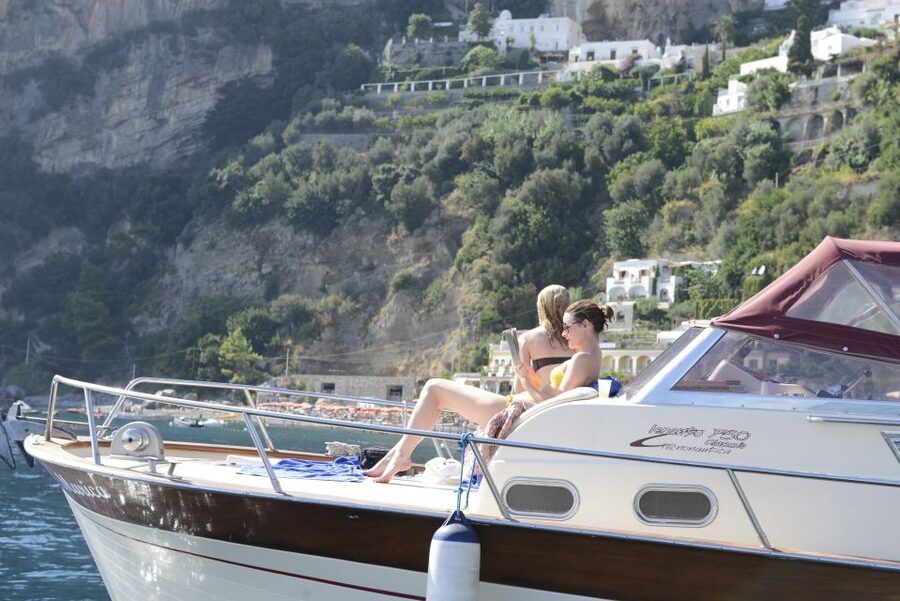 From Positano: Sorrento Coast & Capri Full-Day Trip by Boat - The Sorrento Coast by boat
