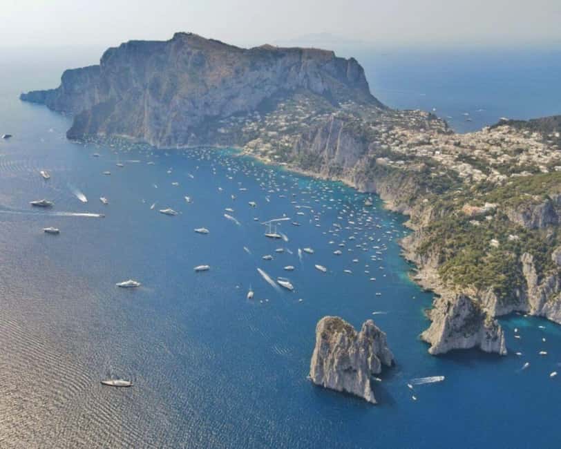 From Praiano: Full Day Private Boat Tour of Capri in Relax - From La Praia to Capri by traditional gozzo