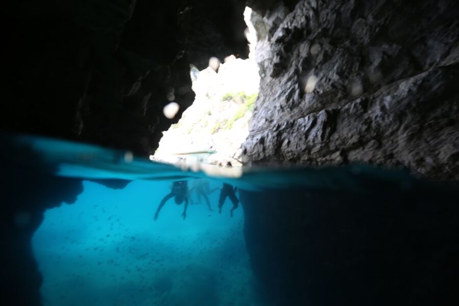 From Salerno: Capri and the Sirenusas Boat Tour - The return route and Li Galli