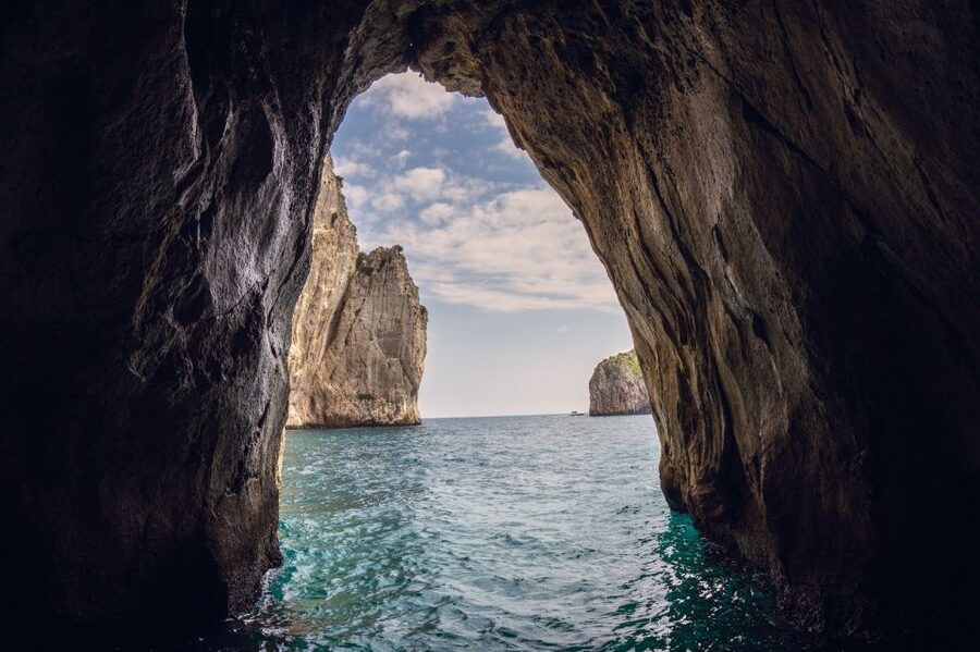 From Salerno: Capri and the Sirenusas Boat Tour - Punta Campanella and the first swim