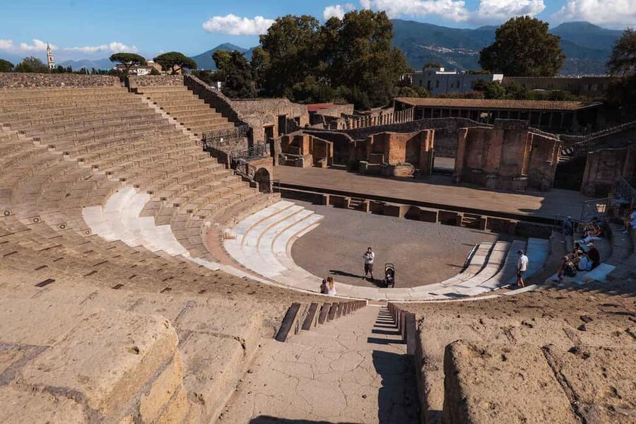 From Salerno: Pompeii Guided Walking Tour with Ticket - Walking the original Roman streets