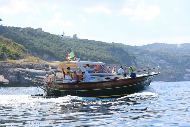 From Salerno: Small Group Li Galli Islands and Capri Boat Tour - Punta Campanella starts the swimming