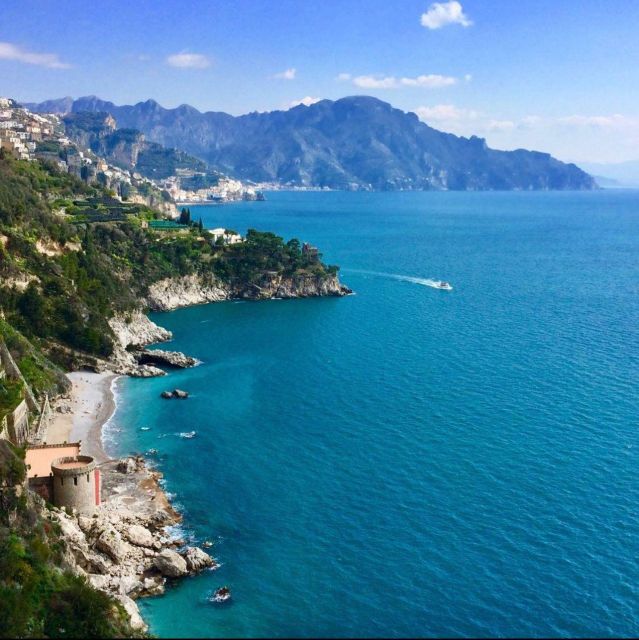 From Sorrento: Amalfi Coast Full-Day Trip by Boat - Swimming, snorkeling, and time between towns