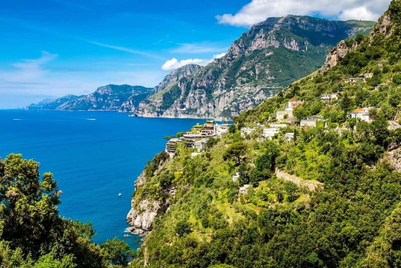 From Sorrento: Amalfi Coast Guided Bus Tour and Ferry Ride - The coastal road to Positano