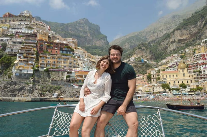 From Sorrento: Amalfi Coast Small Group Boat Day Tour - Ninety minutes in Positano