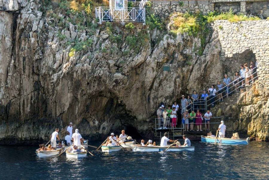 From Sorrento: Capri, Anacapri, & Blue Grotto Full-Day Trip - The Blue Grotto and the weather gamble
